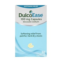 DulcoEase Stool Softener, 30 Soft Gel Capsules  - $11.00