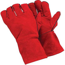 WELDERS GAUNTLETS PALM THICKNESS 1.2 MM GLOVES 330 MM SAFETY DIY WELDING... - $9.57