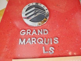 03 04 05 06 07 08 09 10 11 Mercury Grand Marquis Ls Rear Emblem Logo Badge 29893 - £21.50 GBP