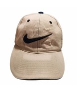 Vintage Nike Golf Hat Cap Fitted Size 7 Big Swoosh Made in Korea Beige/B... - $719.28 MXN