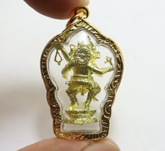 Lord Ganesha Dancing God Of Success Great Wishes Pendant Ganapati Ganesh Locket - £32.83 GBP