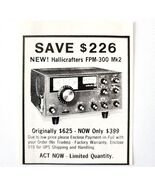 1975 Hallicrafters FPM-300 Mk2 Scanner Advertisement Electronics Vintage... - €17,17 EUR