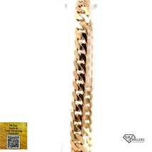 10K Gold Solid 6MM 7&quot; Miami Cuban Bracelet - £772.96 GBP