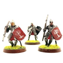 Warriors of Minas Tirith 3 Painted Miniatures Spearmen Middle-Earth - £30.30 GBP