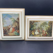 PR Lacquered Prints Joseph Pater Blind Man’s Bluff, Nicolas Lancret The Dancer - $14.11