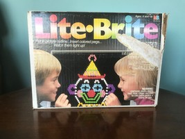 Vintage Original 1990 Light Lite Brite w/ Pegs & 15 Sheets Working In Box - $61.38