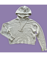 ARITZIA BABATON Cashmere Hoodie crop Long sleeve  Sweater Women size XXS - £110.77 GBP