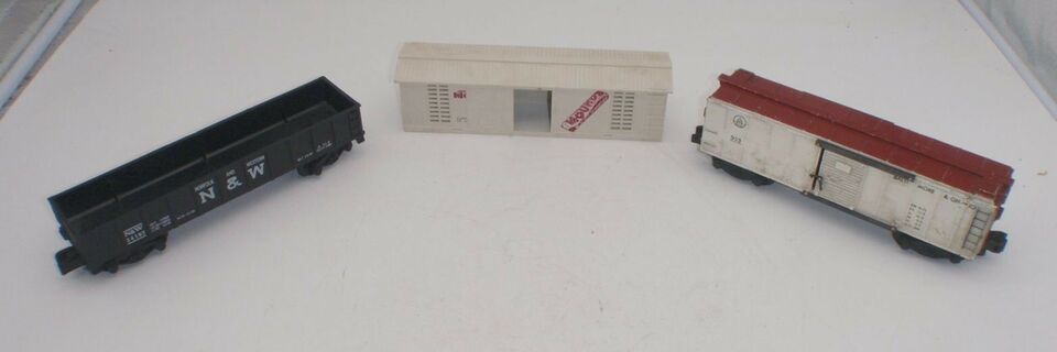 Lot Of 2 American Flyer S Scale Cars + 1 Shell - 24103 Hopper, 933 Box, 24057 - $41.98