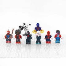 Spider-Man Across the Spider-Verse Custom 8pcs Minifigures Building Toy - £14.51 GBP