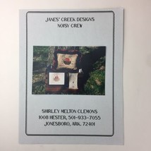 Jane&#39;s Creek Design Noisy Crew Cross Stitch Chart Sherly Melton Clemons - $7.92