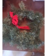 December Home 24&quot; Wreath With Red Bow - Brand New - £30.36 GBP