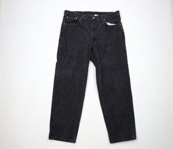 Vintage 90s Levis 550 Mens Size 40x30 Faded Relaxed Fit Denim Jeans Blac... - $74.20