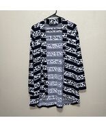 Peach Love Cream California Cardigan BLACK WHITE  Sz S NEW - $1,069.53 MXN