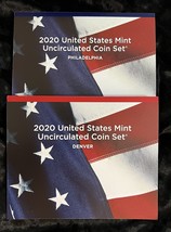 2020 Uncirculated Coin Set 20 Coins United States - £39.29 GBP