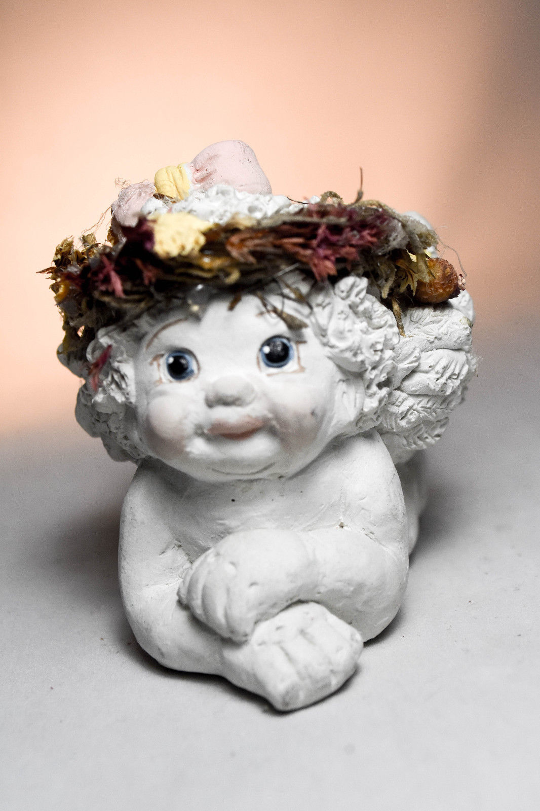 Primary image for Dreamsicles: Tealight Candle Holder - DZ107 - Cherub Hands Crossed