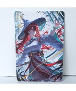Himeko Waifu Card Anime Girl Japan Wall Art Bamboo Oversized Board A5 - $419.43 MXN