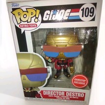 New Funko Pop! #109 DIRECTOR DESTRO G.I. JOE GameStop Exclusive - $148.47 MXN