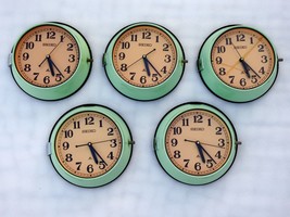Lotto di 05 orologi da parete vintage marittimi Seiko per navi nautiche... - £515.91 GBP