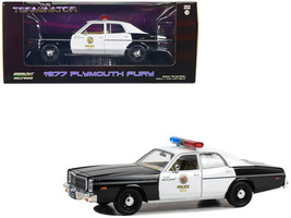 1977 Plymouth Fury Black White Metropolitan Police The Terminator 1984 Movie Hol - £34.61 GBP