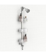 P. Nova Hanging 3 Tier Disassembled Plastic Shower Head Caddy, Aluminum ... - $22.68+