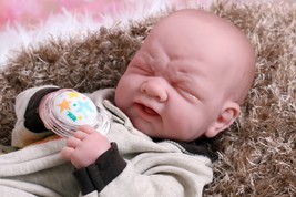 Baby Boy Precious Crying 14" Preemie Berenguer Life Like Reborn Pacifier Alive - $139.99