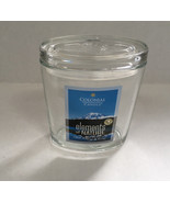 Empty heavy glass colonial brand  candle elements of nature clear skies - $19.75