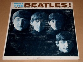 The Beatles Meet The Beatles! Record Album Vinyl Vintage Capitol Label MONO 6 - £36.08 GBP