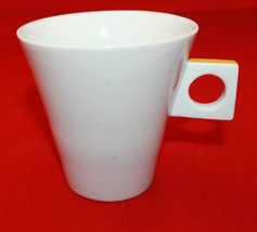 Nescafe Dolce Gusto White Cappuccino Cup Only No Saucer Mustard Yellow AS-IS - £22.23 GBP