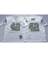 #42 Ronnie Lott White Silver Number Jersey - €39,08 EUR