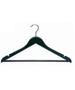 Black Flat Suit Hanger w/ Pant Bar [ Bundle of 25 ] - $59.99