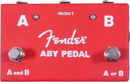 Red Fender Aby Pedal Footswitch. - $59.98