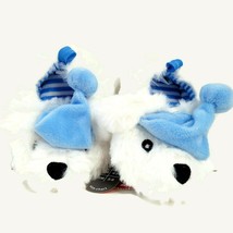Holiday Time Toddler Christmas Polar Bear Slippers 2 White 3M Holiday Shoes NEW - £5.27 GBP