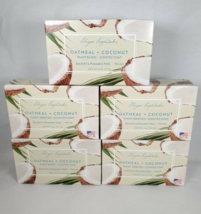 Shugar Soapworks Oatmeal Coconut Vegan Scented Bar Soap, 5 oz, 5 Packs US Made - $20.30