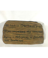 Title of the Cross, Titulus Crucis, Resin,  Signed Book, Numbered Edition - €93,50 EUR