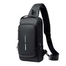 Fashion Men&#39;s Riding Crossbody Bags With USB Charging High Quality Anti-theft Pa - £31.25 GBP