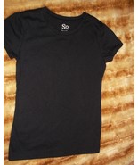 SO - Short Sleeve Shirt, size JR 10/12, black - $8.19 CAD