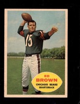 1960 Topps #12 Ed Brown Good Bears *X97768 - $1.23