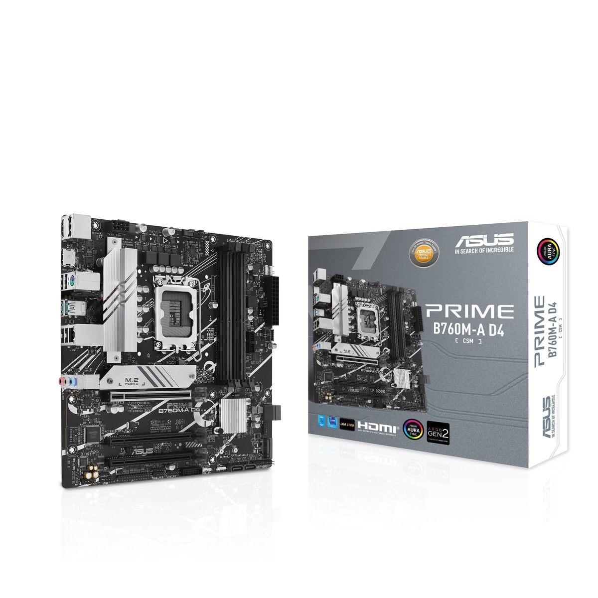 ASUS Prime B760M-A D4-CSM Intel B760 (LGA 1700) mATX Commercial CSM Moth... - $144.30+