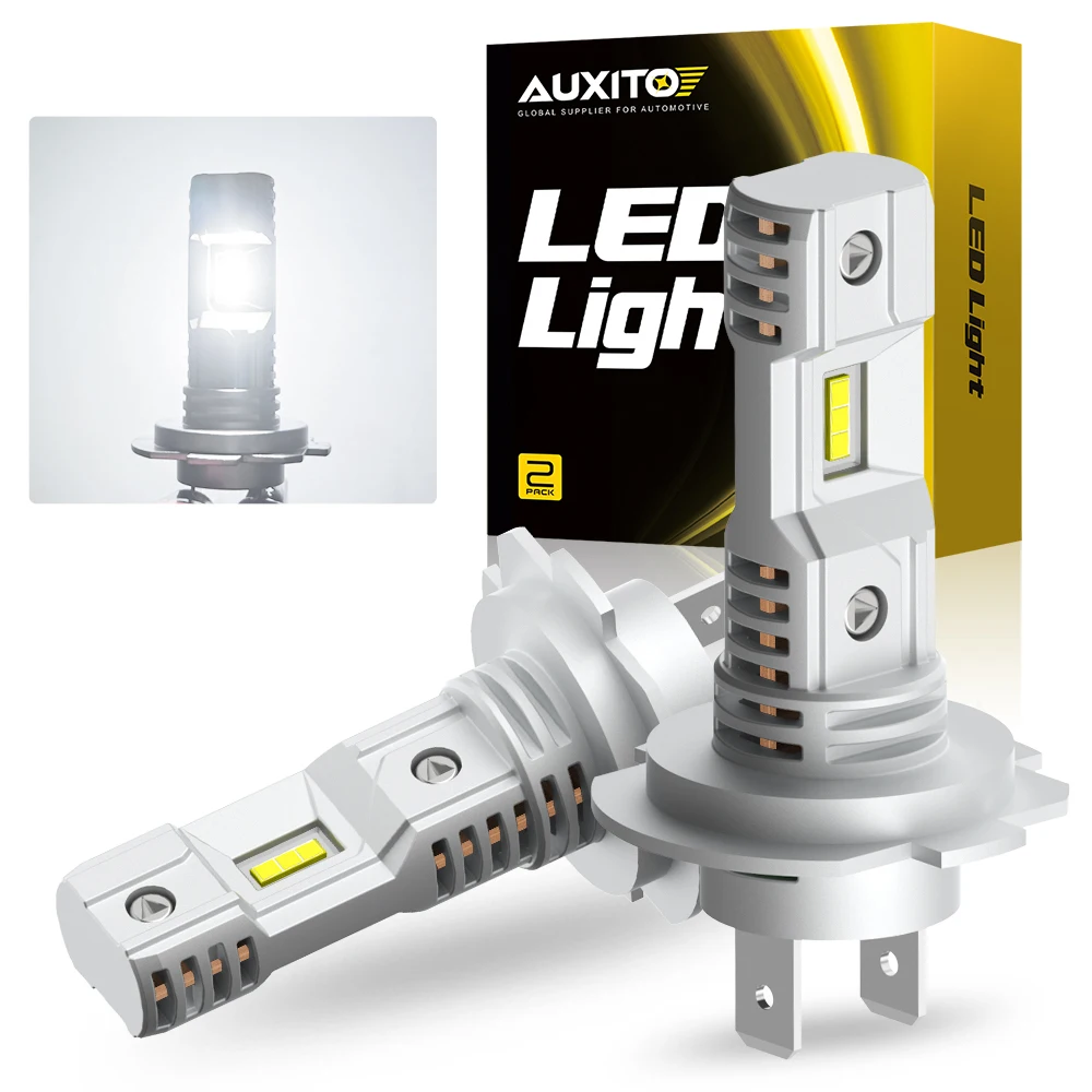 Auxito 2pcs super bright h7 led headlight 1 1 mini size fanless for mazda peugeot 308 thumb200
