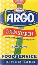 Argo, Cornstarch, 1 Pound(LB) 24 Pack Bulk Case - £52.58 GBP