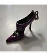 Purple High Heel Pendant / Charm With Rhinestones For Bracelet Or Necklace - €10,23 EUR