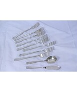 Community Plate Milady Oneida 8 Grille Forks 1 Spoon 1 Butter Knife Lot ... - $485.77 MXN