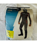 Fortnite Omega Costume Youth XL 14-16 Gray Jumpsuit Mask Padded Suit - £23.35 GBP