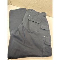 Duluth Trading Company Flex Fire Hose Black Cargo Work Pants Men’s Size ... - $29.95