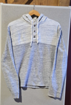 Lucky Brand Sweatshirt Hoodie Womens Medium Gray Long Sleeve Hooded T Shirt - $20.00