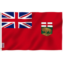 Anley Fly Breeze 3x5 Foot Manitoba Flag - Canadian Province of Manitoba Flag - £6.24 GBP