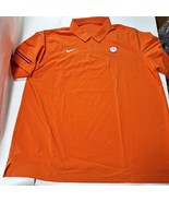 Nike Men’s 2XL Orange Clemson Tigers Short Sleeve Dri-Fit Polo Shirt - €21,45 EUR