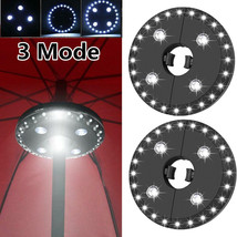 2 Pack Outdoor Cordless 28Led 3 Mode Patio Umbrella Pole Light Camping Tent Lamp - £27.48 GBP