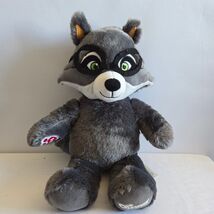 Build-A-Bear Great Wolf Lodge Oliver Raccoon Plush Grey Stuffed Animal 1... - $9.89