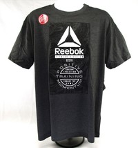 Reebok Men&#39;s Workout T-Shirt for Fitness Training Casual Athletic Gray A... - £19.78 GBP